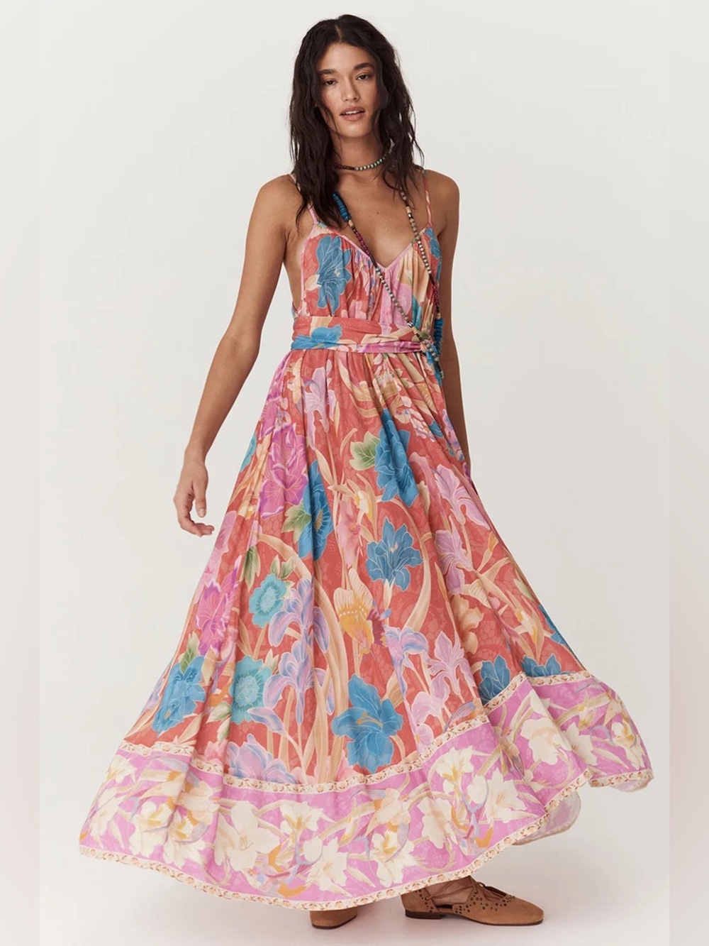 Spell Painter's Garden Strappy Maxi Dress